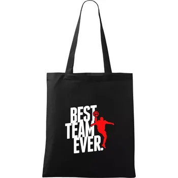 Best team ever - Taška bavlněná - 42 x 38 cm ( Černá )