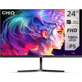 Monitor CHiQ MT 24F650 24", FHD, 75 Hz, Frameless, černý (24F650)