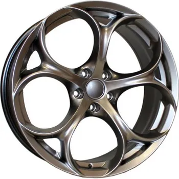 Disk Alu kola Racing Line L1664, 20x8.5 5x110 ET31, titanová metalíza