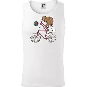 Bobr na kole - Tílko pánské Core - XL ( Bílá )