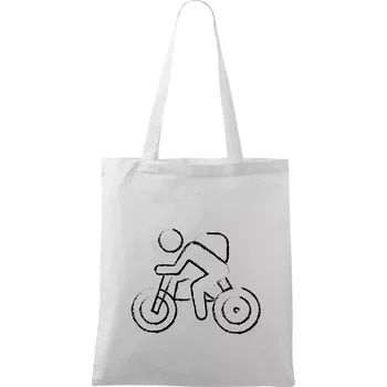 Cyklo nástřik - Taška bavlněná - 42 x 38 cm ( Bílá )