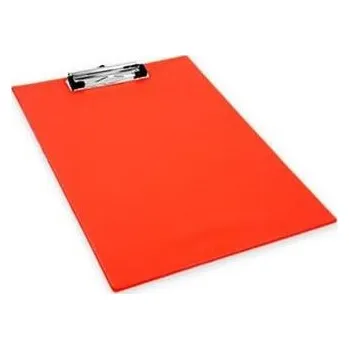 Psací podložka Psací podložka A4 s klipem, červená