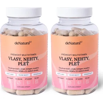 deNatura Prémiový vitamínový komplex Duo Pack 2x 100 cps.