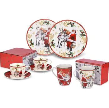 Stolování MAGIC CHRISTMAS kávový servis pro 2 osoby (8 ks)