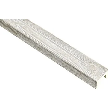 umělá květina Umělý trám PU dutý patina béžová 12x12x200 cm