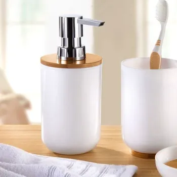 Dávkovač mýdla Dávkovač na tekuté mýdlo nebo na tekutý přípravek na mytí nádobí KLEINE WOLKE TIMBER 300 ml