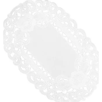 Papírový ubrousek Dekorativní polyesterový ubrousek JEDEKA DREAMS WHITE 35 x 70 cm