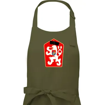 Kuchyňská zástěra Mistrovství světa v ledním hokeji 1969 znak samostatný bez čísla - Pánská zástěra na vaření - Univerzální velikost ( Khaki )