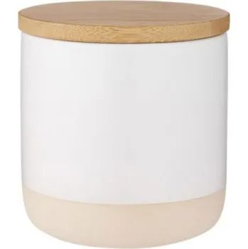 Dóza na potraviny LADELLE Host White Canister 10 cm bílá – keramická dóza (nádoba) na potraviny