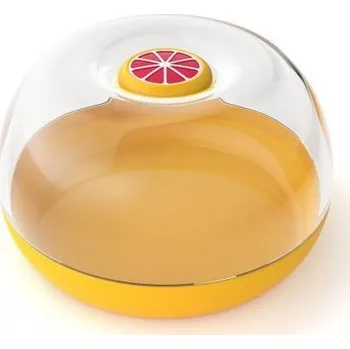 Dóza na potraviny MSC INTERNATIONAL FRESH FLIP YELLOW plastový kontejner na grapefruity