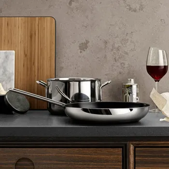 Pánev EVA TRIO Nerezová ocel 20 cm - keramická nepřilnavá pánvička