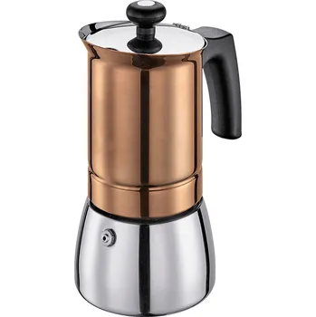 Moka konvice CILIO Tosca pro 4 šálky espresso (4 tz) - kávovar z nerezové oceli