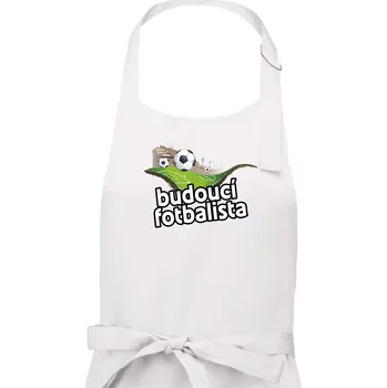 Kuchyňská zástěra Budoucí fotbalista - Dámská zástěra na vaření - Univerzální velikost ( Bílá )