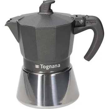 Moka konvice TOGNANA Ultra Class pro 3 šálky espressa (3 tz) - hliníkový tlakový kávovar