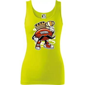 Americanos fotbal král - Dámské tílko - L ( Limetková )