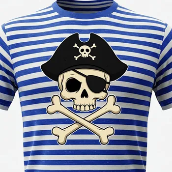 Pánské tričko Námořnické tričko vodácké Pirát - velikost 134