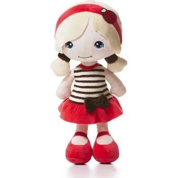 Panenka LEVENYA PLYŠ Panenka látková Anette textilní hadrová na mazlení do postýlky | 852061