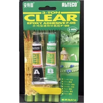 Kancelářské lepidlo Epoxy Clear- silné dvousložkové lepidlo - rychleschnoucí lepidlo