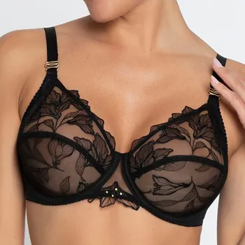 Podprsenka Lise Charmel - Desir et volupte podprsenka vysoká nevyztužená noir 70F BCJ6155