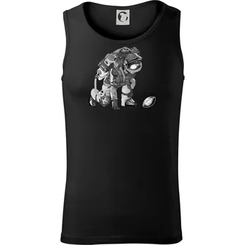 Pánské termoprádlo Americký fotbal astronaut - Tílko pánské Core - L ( Černá )