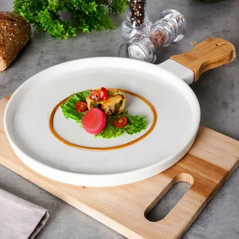 Talíř NAVA Terrestrial 26,5 cm - porcelánový podnos na podávání občerstvení