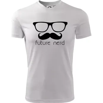 Chlapecké tričko Future nerd - Dětské triko sportovní (dresovina) - 146 cm/10 let ( Bílá )