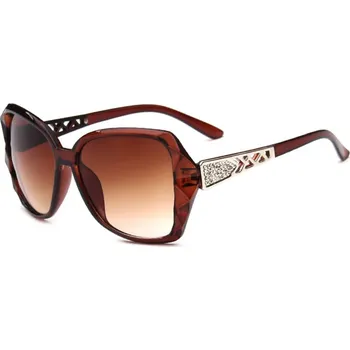 Sluneční brýle Sluneční brýle s kovovým zdobením - hnědé