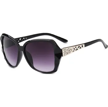 Sluneční brýle s kovovým zdobením - černé