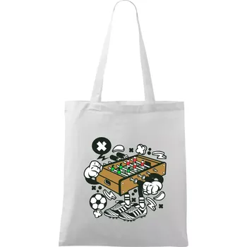 Fotbalový stolňák - Taška bavlněná - 42 x 38 cm ( Bílá )