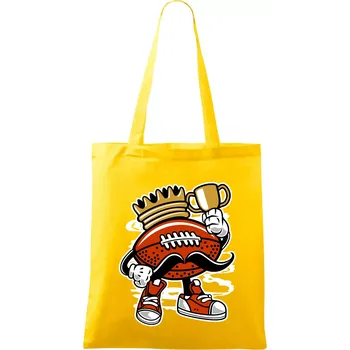 Americanos fotbal král - Taška bavlněná - 42 x 38 cm ( Žlutá )