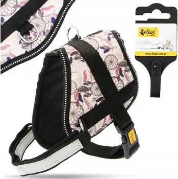 Postroj pro psa POSTROJ pro PSA 45-54 cm BEZ TLAČENÍ NASTAVITELNÝ M POHODLNÝ LEHKÝ NA PROCHÁZKY B9