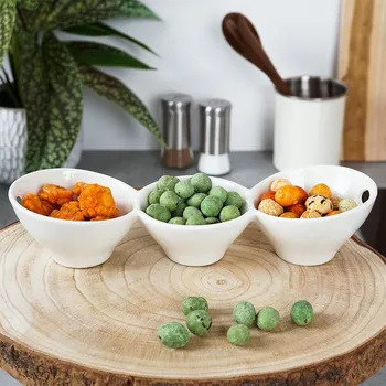 Miska na omáčky a občerstvení z porcelánu 220 ml