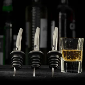 Stojan na víno LURCH Bar 3 ks. - nálevky / dávkovače na víno a lahve z nerezové oceli