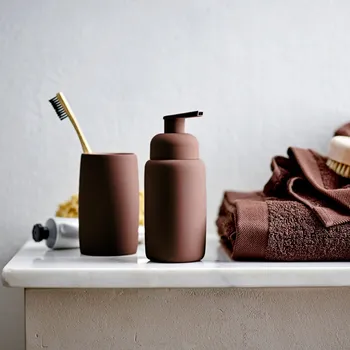 Dávkovač mýdla Dávkovač na tekuté mýdlo nebo mycí prostředek na nádobí keramický SODAHL MONO COFFE Mono 270 ml