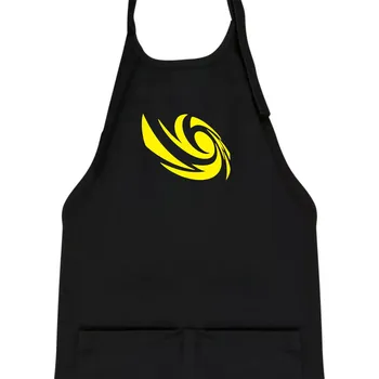 Kuchyňská zástěra Vortex logo samostatné - žluté - Dětská zástěra na vaření - Univerzální velikost ( Černá )