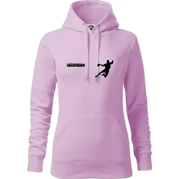 Dámská mikina Handball sport - Mikina dámská Cape s kapucí - XS ( Orchid )
