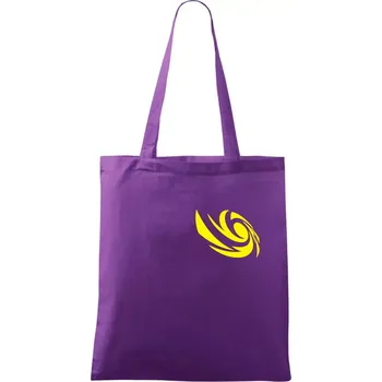 Vortex logo na prso - Taška bavlněná - 42 x 38 cm ( Fialová )