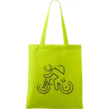 Cyklo nástřik - Taška bavlněná - 42 x 38 cm ( Limetková )