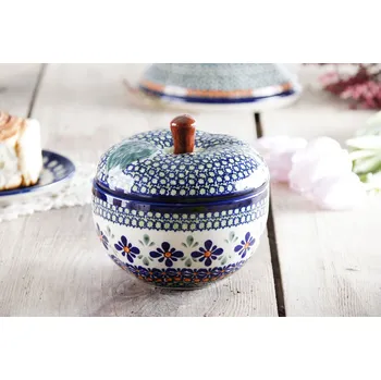 Dóza na potraviny BOLESŁAWIEC GU-1425 DEK. DU60 – keramická dóza (nádoba)