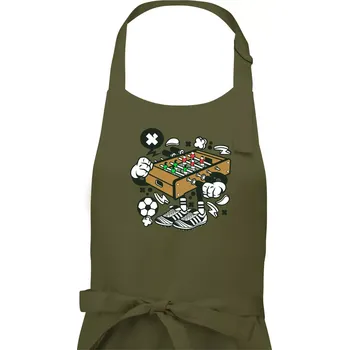 Kuchyňská zástěra Fotbalový stolňák - Dámská zástěra na vaření - Univerzální velikost ( Khaki )