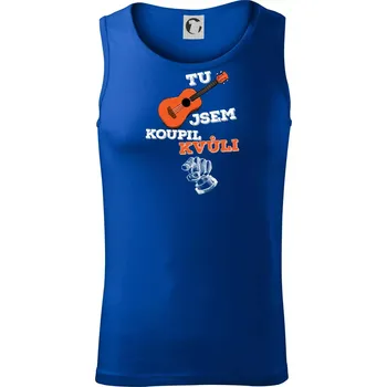 Když koupíš kytaru - Tílko pánské Core - 2XL ( Královská modrá )