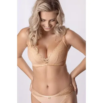 Podprsenka Podprsenka Mefemi Clarisa bez kostic a s push-up efektem Béžová 75A