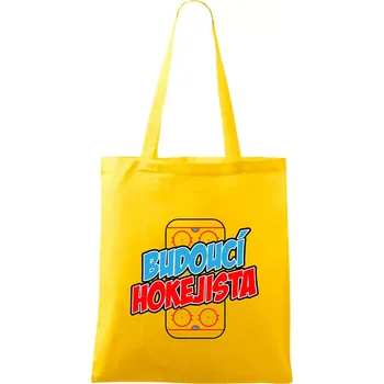 Budoucí hokejista - Taška bavlněná - 42 x 38 cm ( Žlutá )