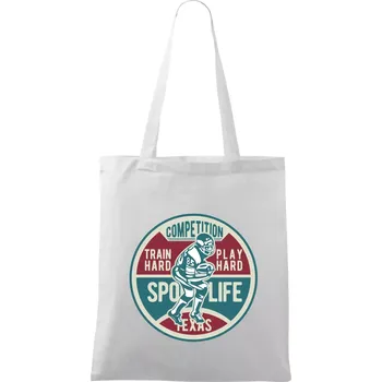 Football Competition - Taška bavlněná - 42 x 38 cm ( Bílá )