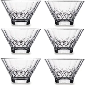 Skleněné poháry na zmrzlinu a dezerty PASABAHCE VANILLA 320 ml 6 ks.