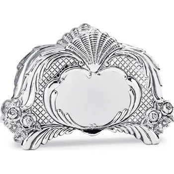 SHIELD SILVER pokovený podnos na ubrousky