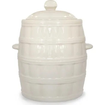 Zelák Kamenný sud na kvašení zelí a okurek s víkem a vodním límcem KRYSTYNKA STŘEDNÍ 3,2 l