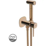 Laveo Pola - podomítková bidetová baterie s bidetovou sprchovou sadou růžové zlato