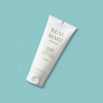 Vlasová regenerace Rated Green Real Mary Purifying Scalp Scaler čistící maska ​​na pokožku hlavy s mořskou solí Objem: 50 ml