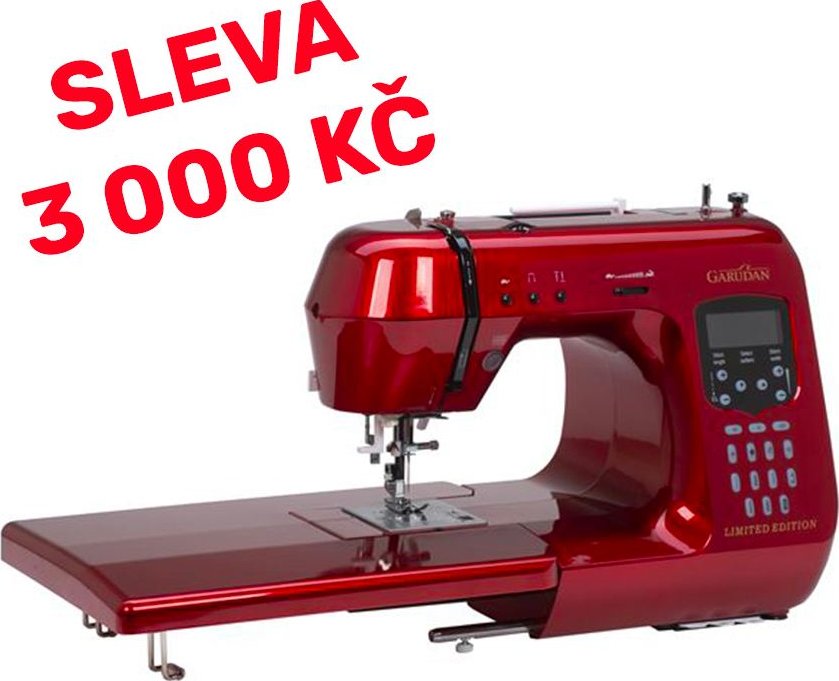 Domácí šicí stroj Garudan Visio GHE-1207 + rozšiřující stůl